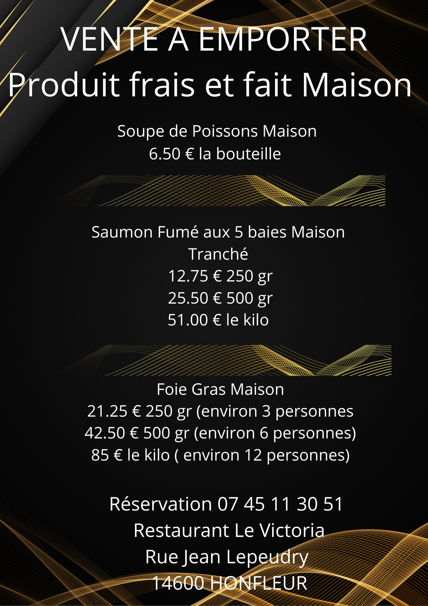 Vente à emporter
